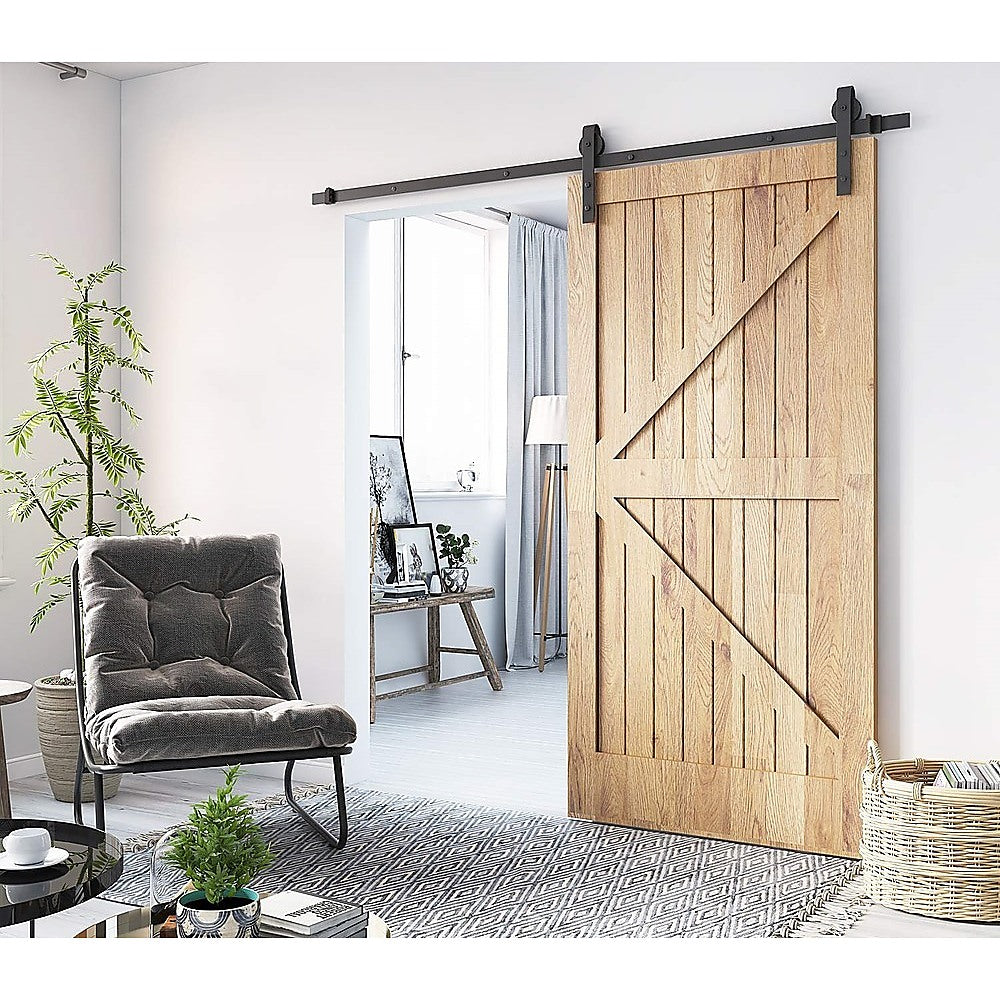 1.8m Sliding Barn Door Hardware Heavy Duty Sturdy Kit