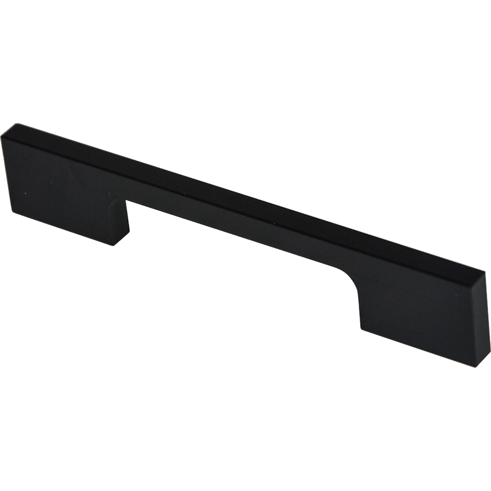 5 x 96mm Kitchen Handle Cabinet Cupboard Door Drawer Handles square Black furniture pulls
