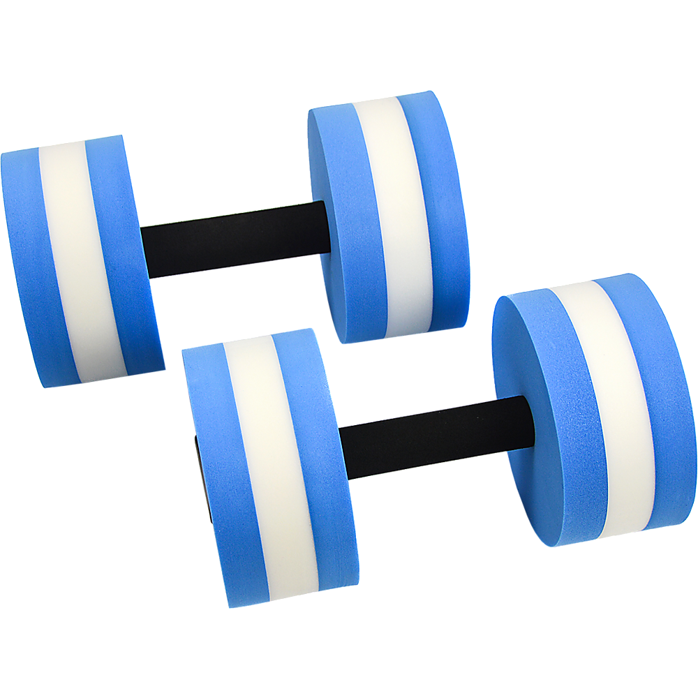 2 x Water Aerobics Dumbbell EVA Aquatic Barbell Aqua Fitness