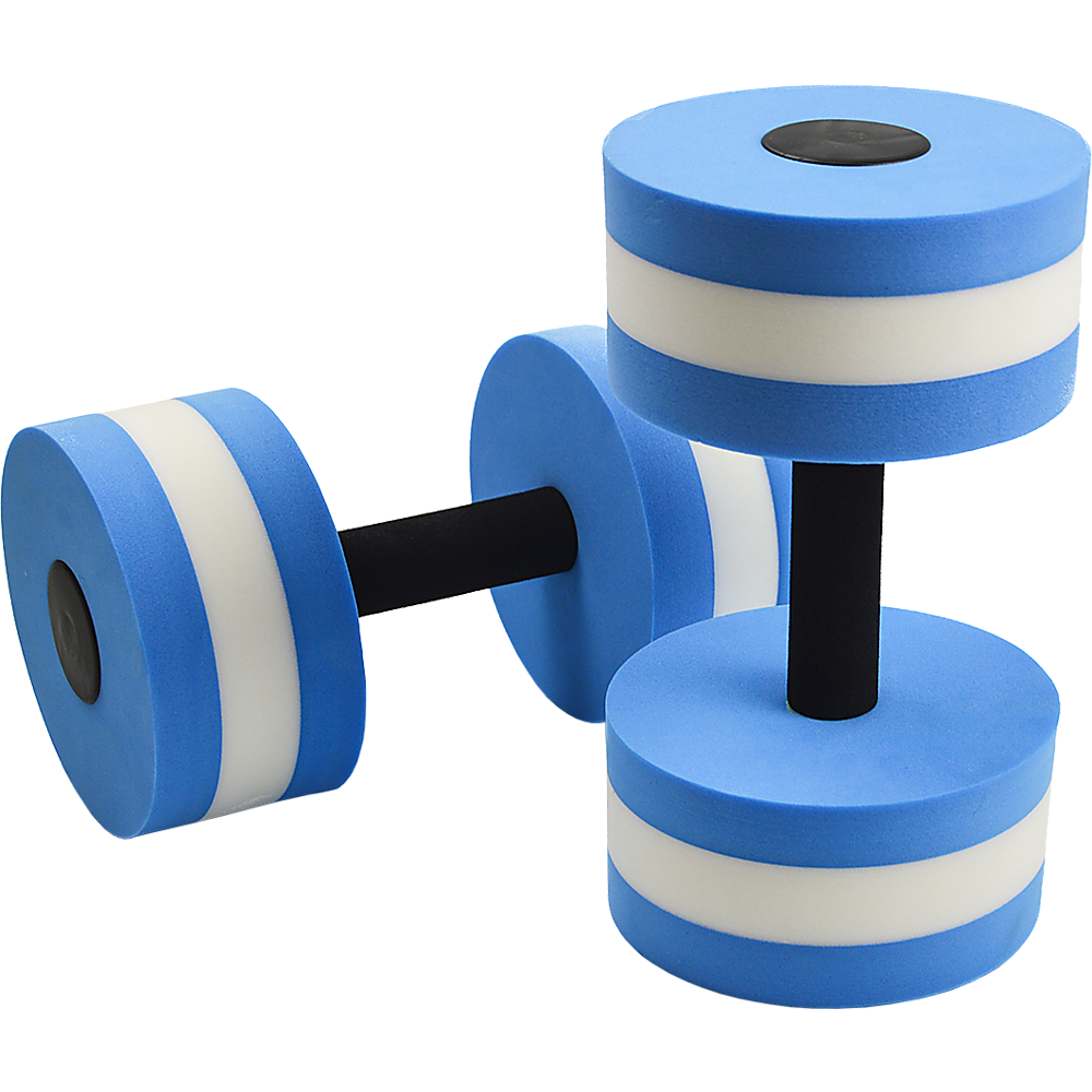 2 x Water Aerobics Dumbbell EVA Aquatic Barbell Aqua Fitness