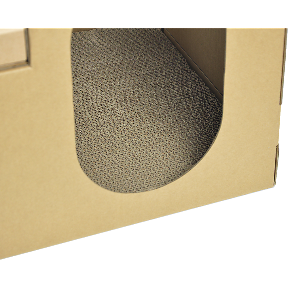 Cat Cardboard House Tree Tower Condo Scratcher Pet Post Pad Mat Furniture