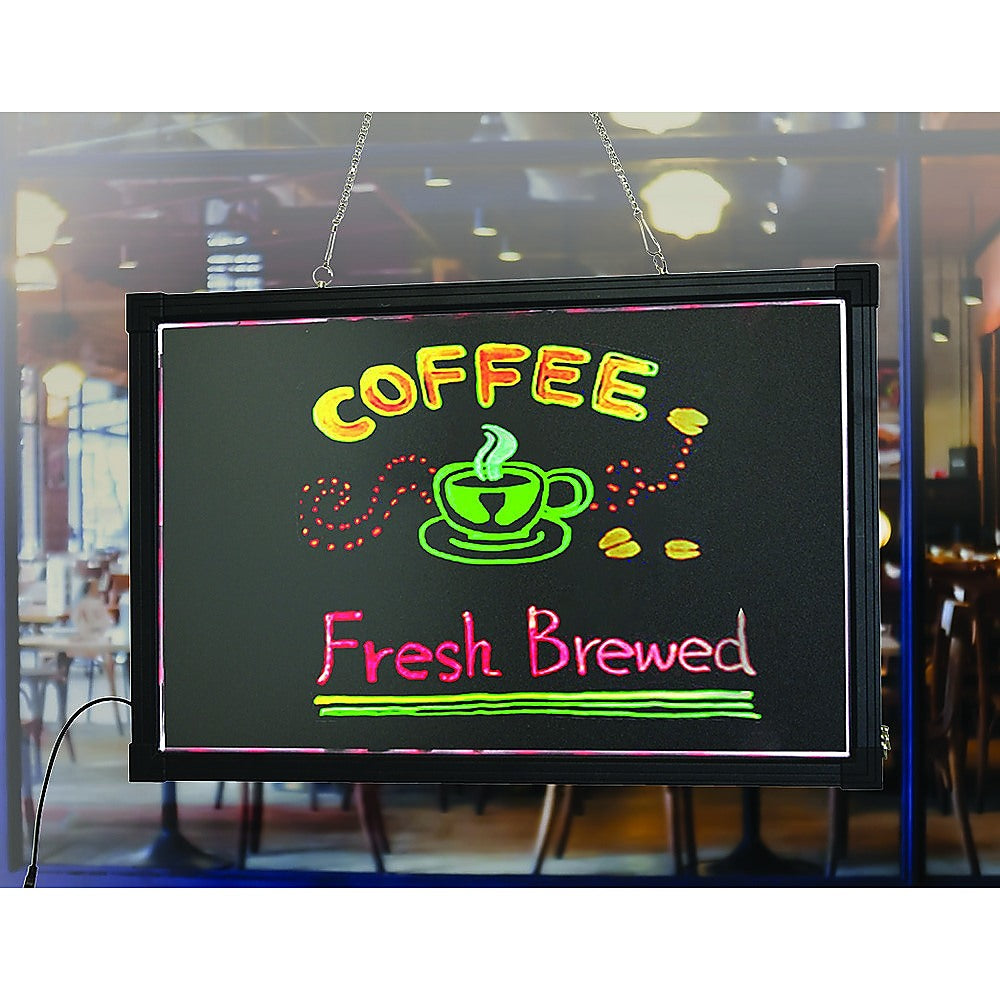 40x60cm LED Drawing Writing Board Remote Controlled Fluorescent Light Up Sensory Play