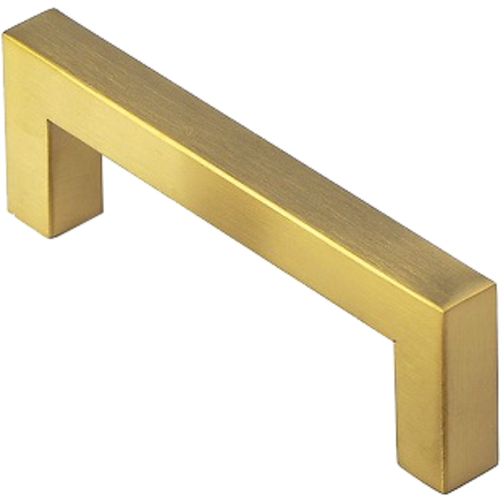 15x Brushed Brass Drawer Pulls Kitchen Cabinet Handles - Gold Finish 128mm