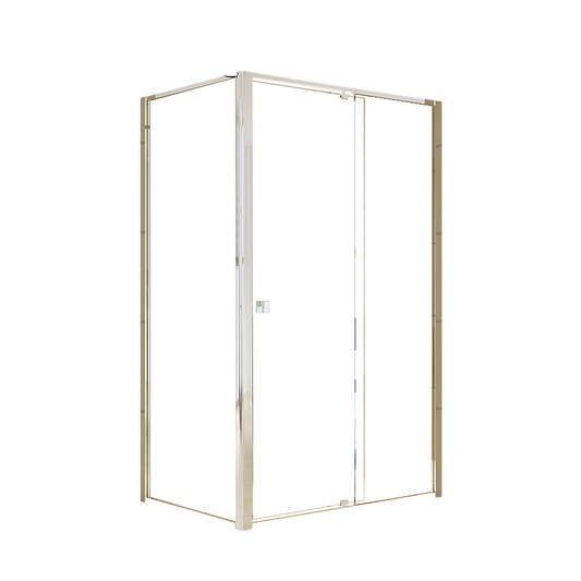 Semi Frameless Shower Screen (114~122) x 195cm & (98~101) x195cm Side AS/NZS Glass