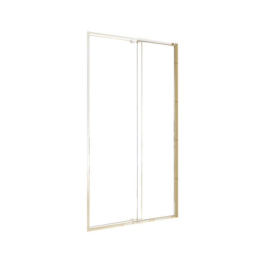 Adjustable Semi Frameless Shower Screen (114~122) x 195cm Australian Safety Glass