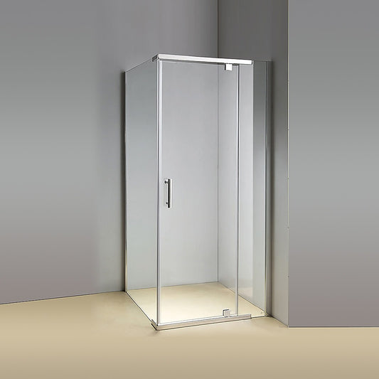 Shower Screen 1000x1000x1900mm Framed Safety Glass Pivot Door By Della Francesca