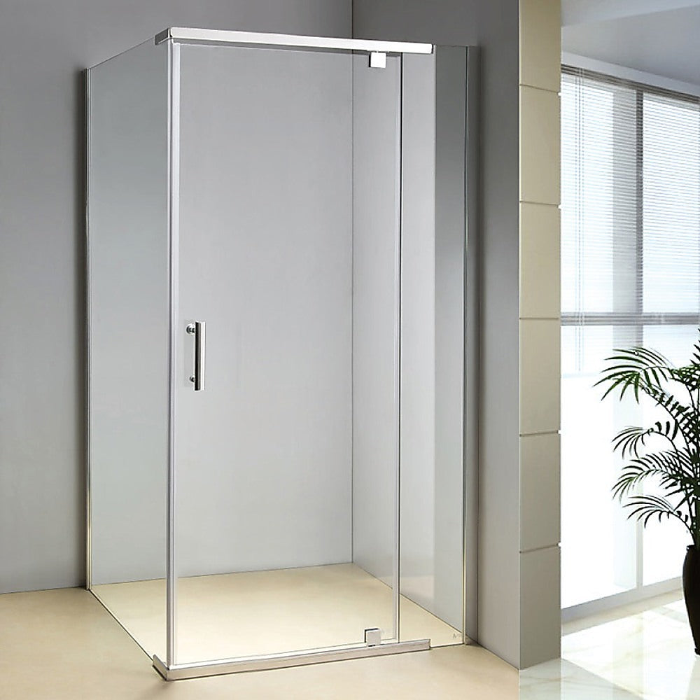 Shower Screen 1200x700x1900mm Framed Safety Glass Pivot Door By Della Francesca