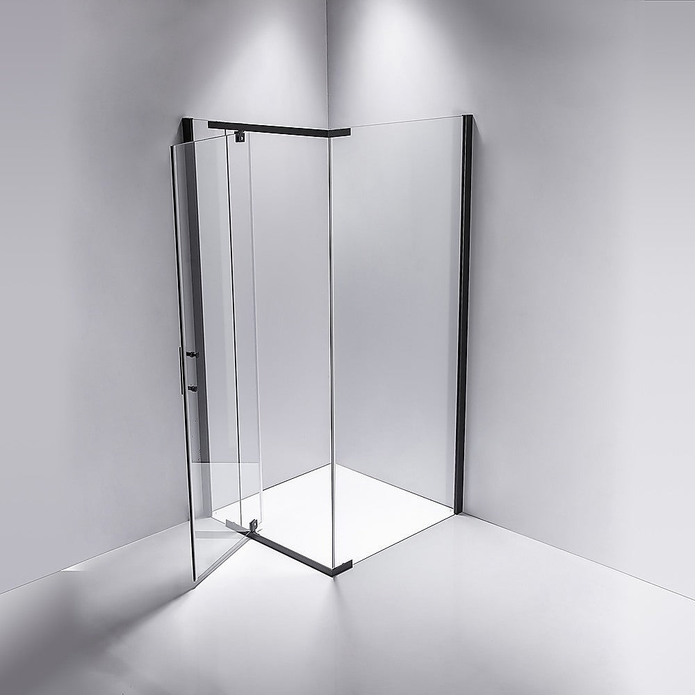 Shower Screen 900x900x1900mm Framed Safety Glass Pivot Door By Della Francesca