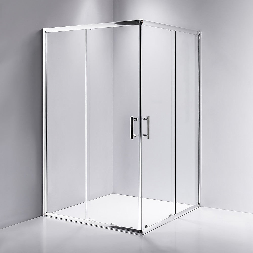 1200 x 1200mm Sliding Door Nano Safety Glass Shower Screen By Della Francesca