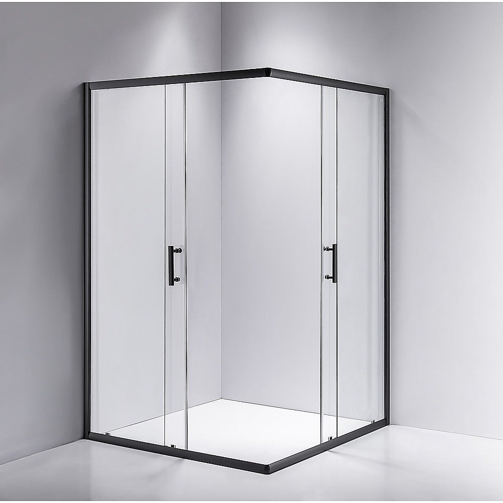 1000 x 1200mm Sliding Door Nano Safety Glass Shower Screen By Della Francesca