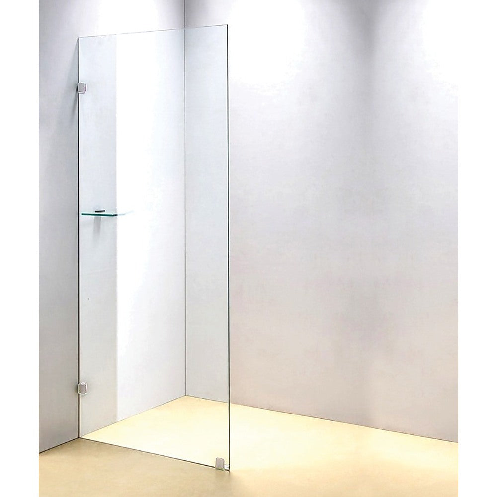 700 x 2000mm Frameless 10mm Safety Glass Shower Screen