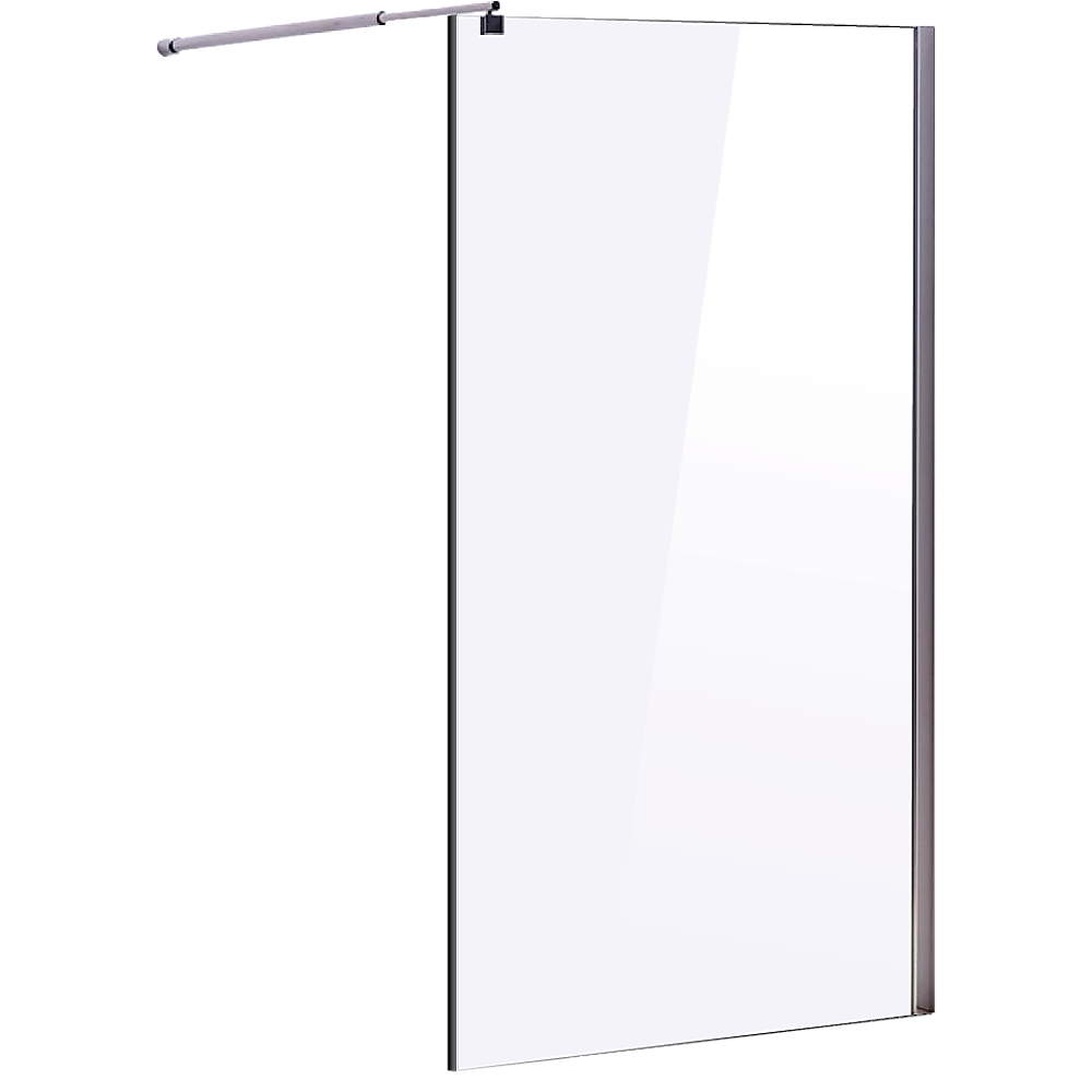 1200 x 2000mm Frameless 10mm Safety Glass Shower Screen