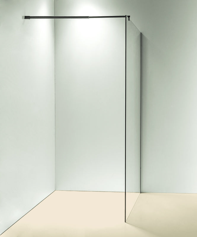 1000 x 2100mm Frameless 10mm Safety Glass Shower Screen