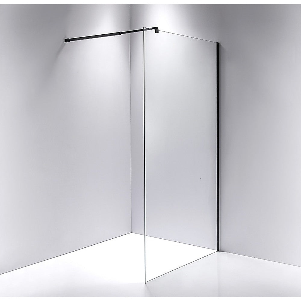 1100 x 2000mm Frameless 10mm Safety Glass Shower Screen