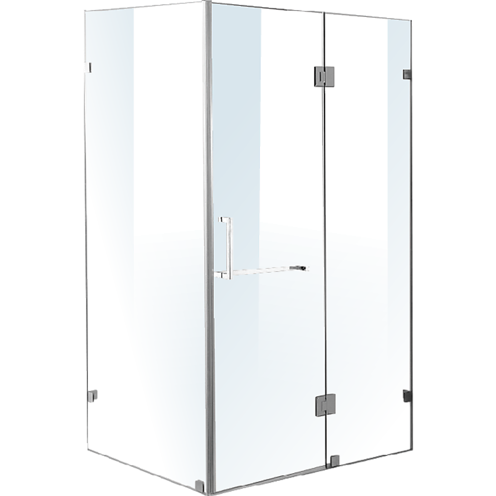 1200 x 900mm Frameless 10mm Glass Shower Screen By Della Francesca