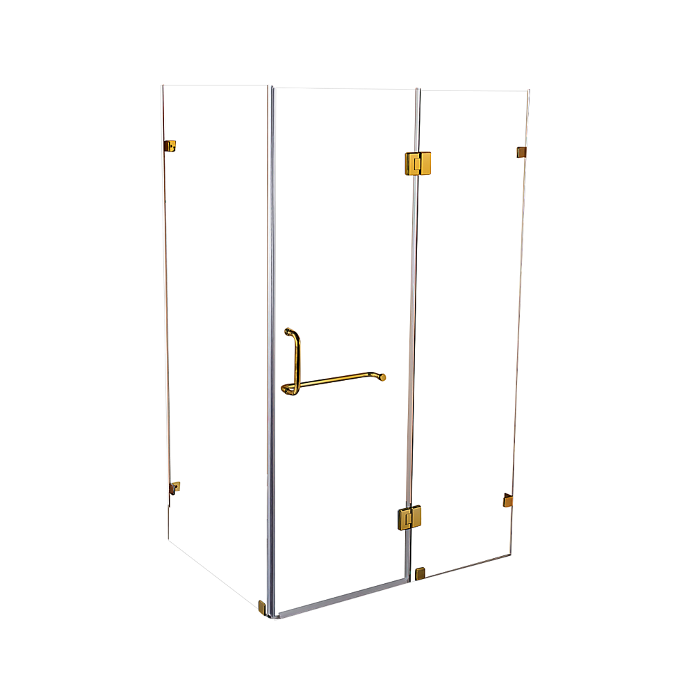 1200 x 900mm Frameless 10mm Glass Shower Screen By Della Francesca