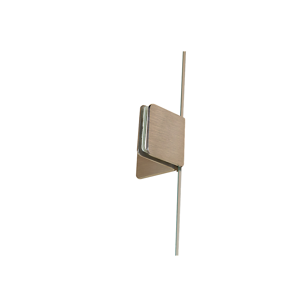 1000 x 900mm Frameless 10mm Glass Shower Screen By Della Francesca