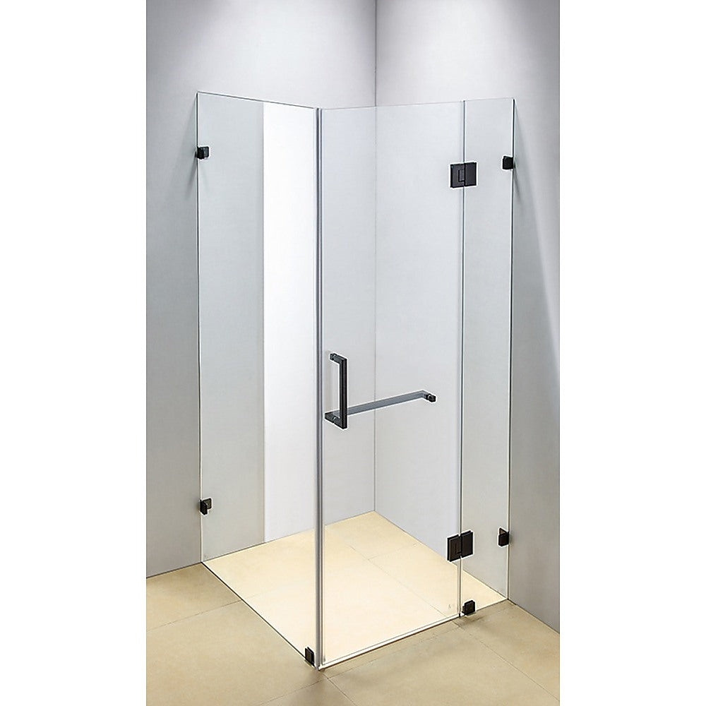 1000 x 900mm Frameless 10mm Glass Shower Screen By Della Francesca