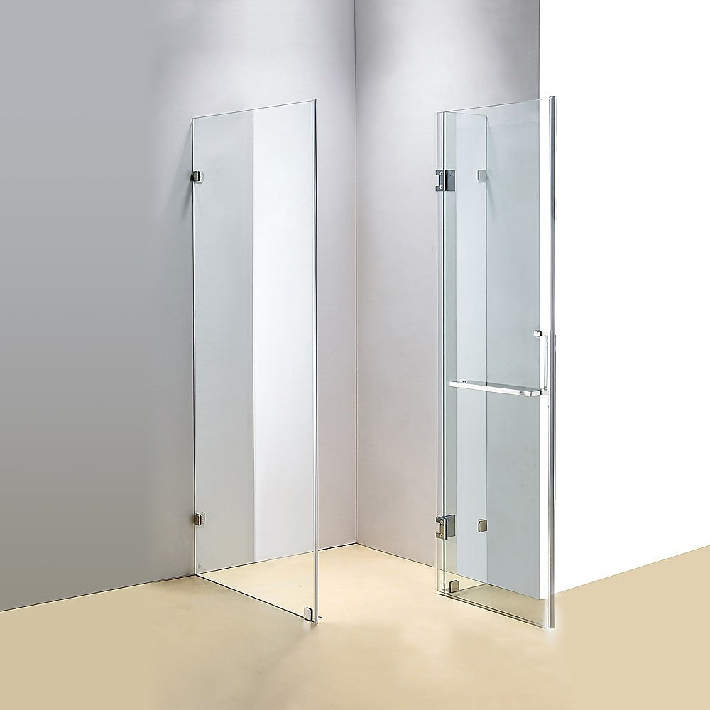 900 x 700mm Frameless 10mm Glass Shower Screen By Della Francesca