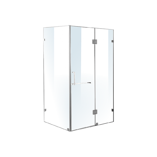 1200 x 800mm Frameless 10mm Glass Shower Screen By Della Francesca