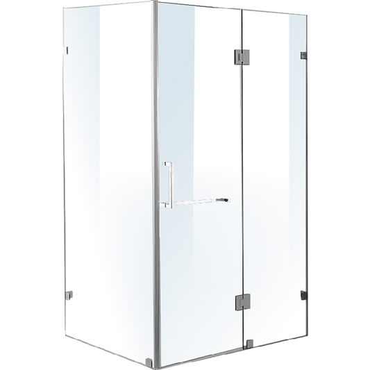 1200 x 1000mm Frameless 10mm Glass Shower Screen By Della Francesca