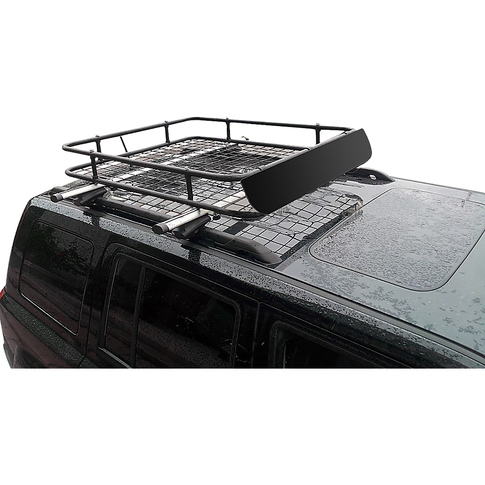 Universal Roof Rack Basket - Car Luggage Carrier Steel Cage Vehicle Cargo