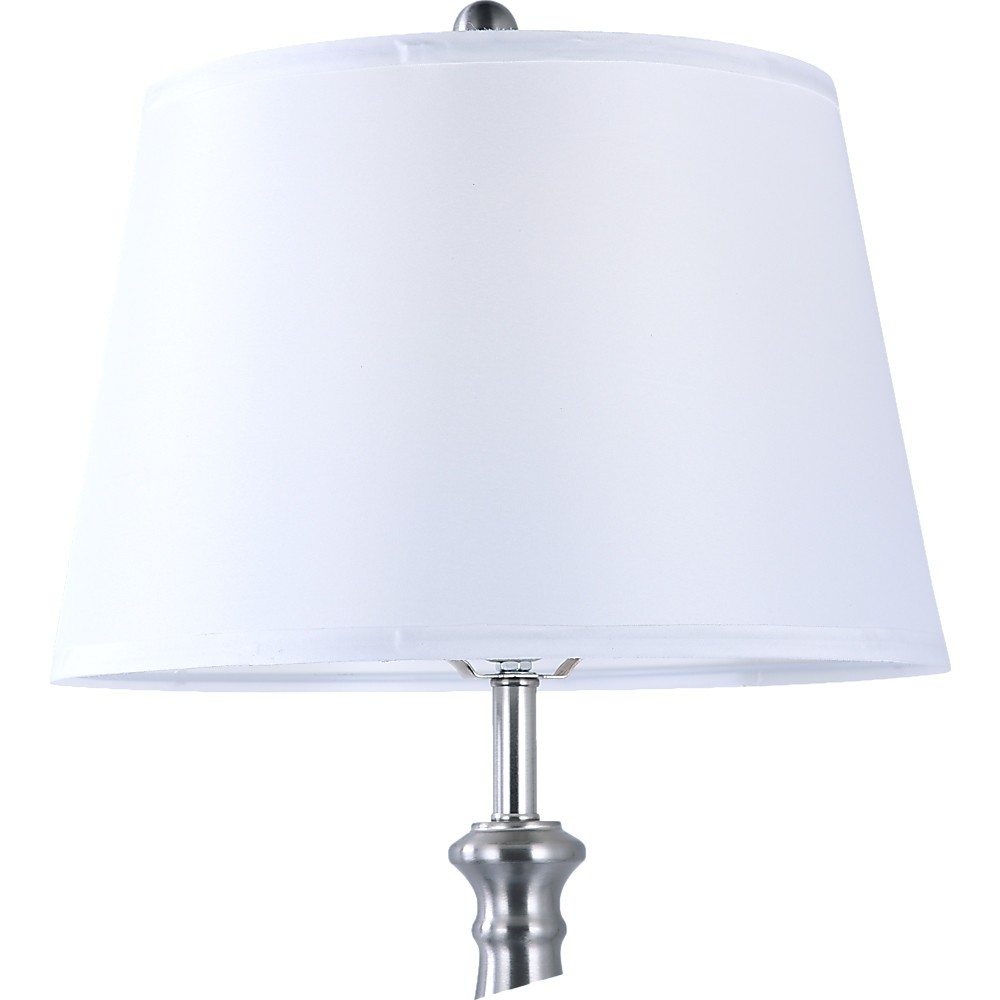 3-Piece Lamp Set Modern Home Living Room Bedroom Nickel Finish