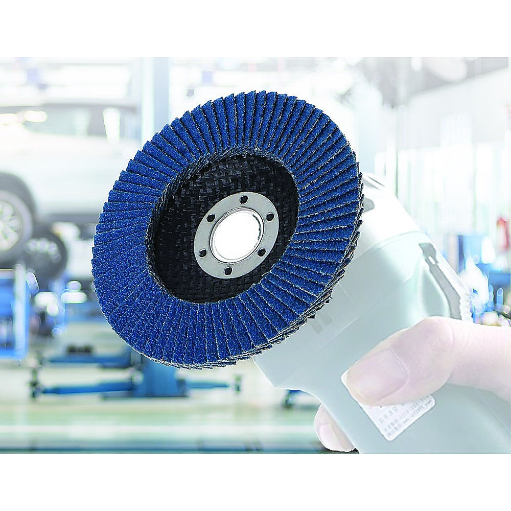 50 x Pack Premium Zirconia Flap Disc Sanding Grinding 115mm 4.5" 40 Grit