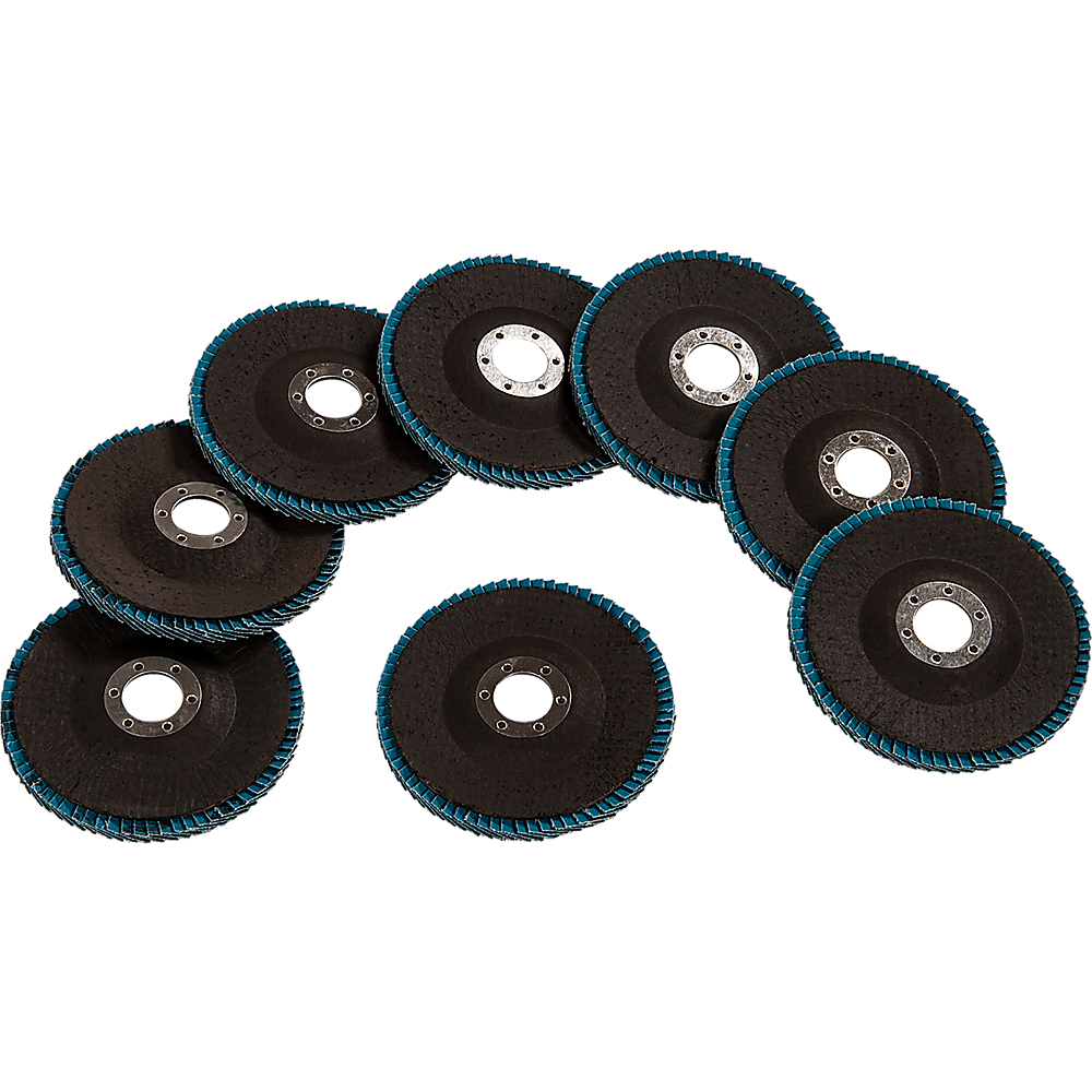 50 x Pack Premium Zirconia Flap Disc Sanding Grinding 115mm 4.5" 40 Grit