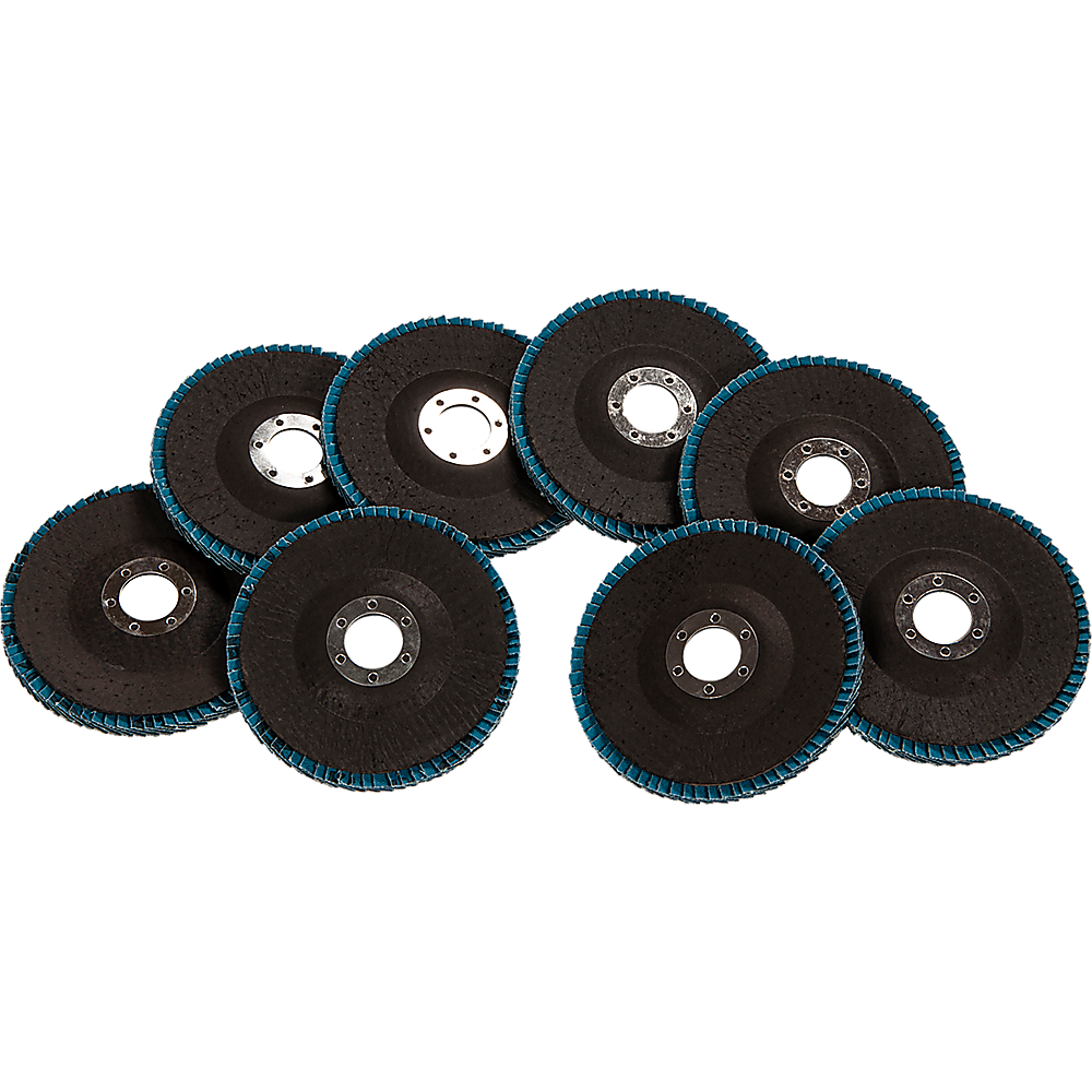 50 x Pack Premium Zirconia Flap Disc Sanding Grinding 115mm 4.5" 40 Grit