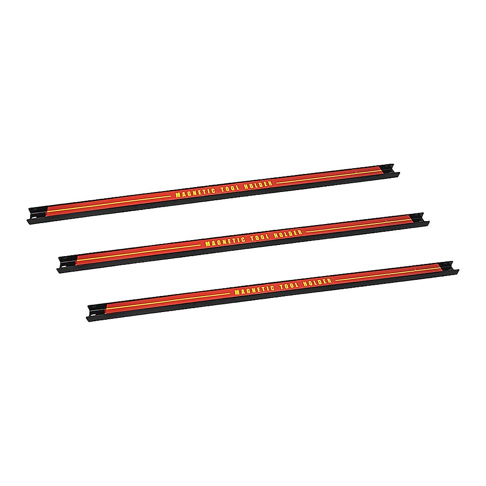 3 x 61cm Magnetic Wall Mounted Tool Holder Storage Organiser Garage Workshop