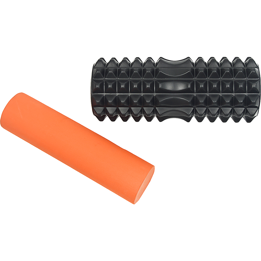 2 IN 1 Physio EVA PVC Foam Yoga Roller Gym Back Training Exercise Massage