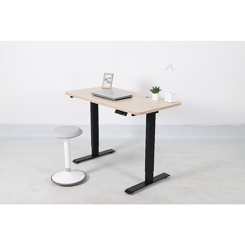 Palermo Standing Desk Sit Stand Height Adjustable Motorised 120cm Table Dual Motor