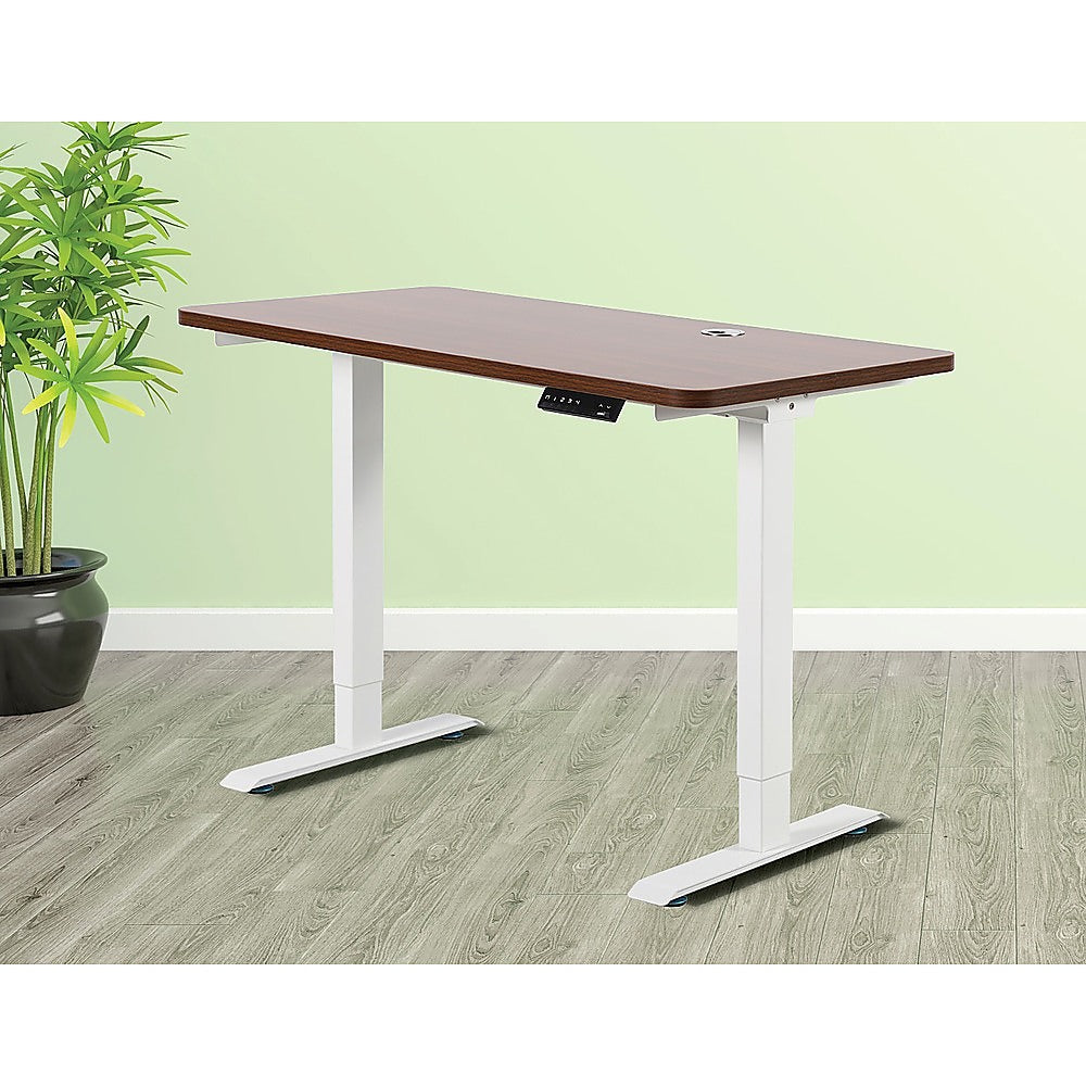 Palermo Standing Desk Sit Stand Height Adjustable Motorised 120cm Table Dual Motor