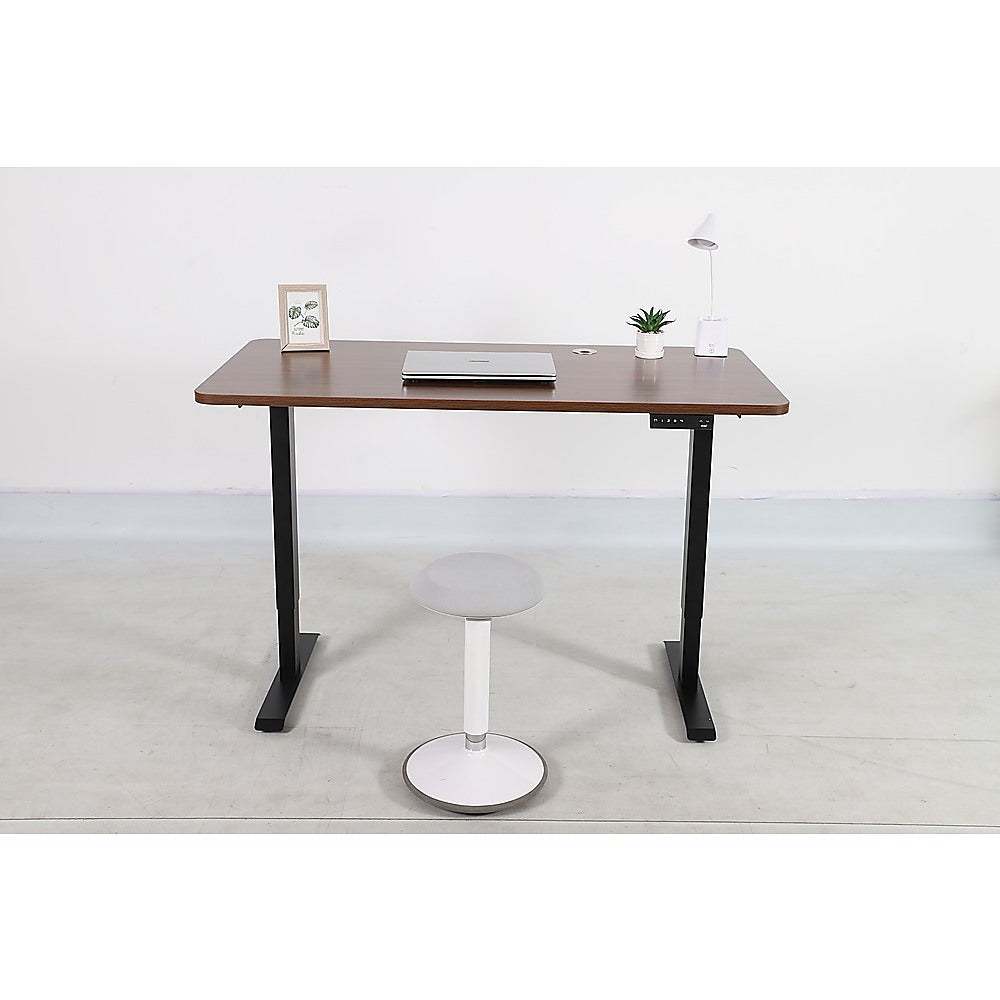 Palermo Standing Desk Sit Stand Height Adjustable Motorised 140cm Table Dual Motor