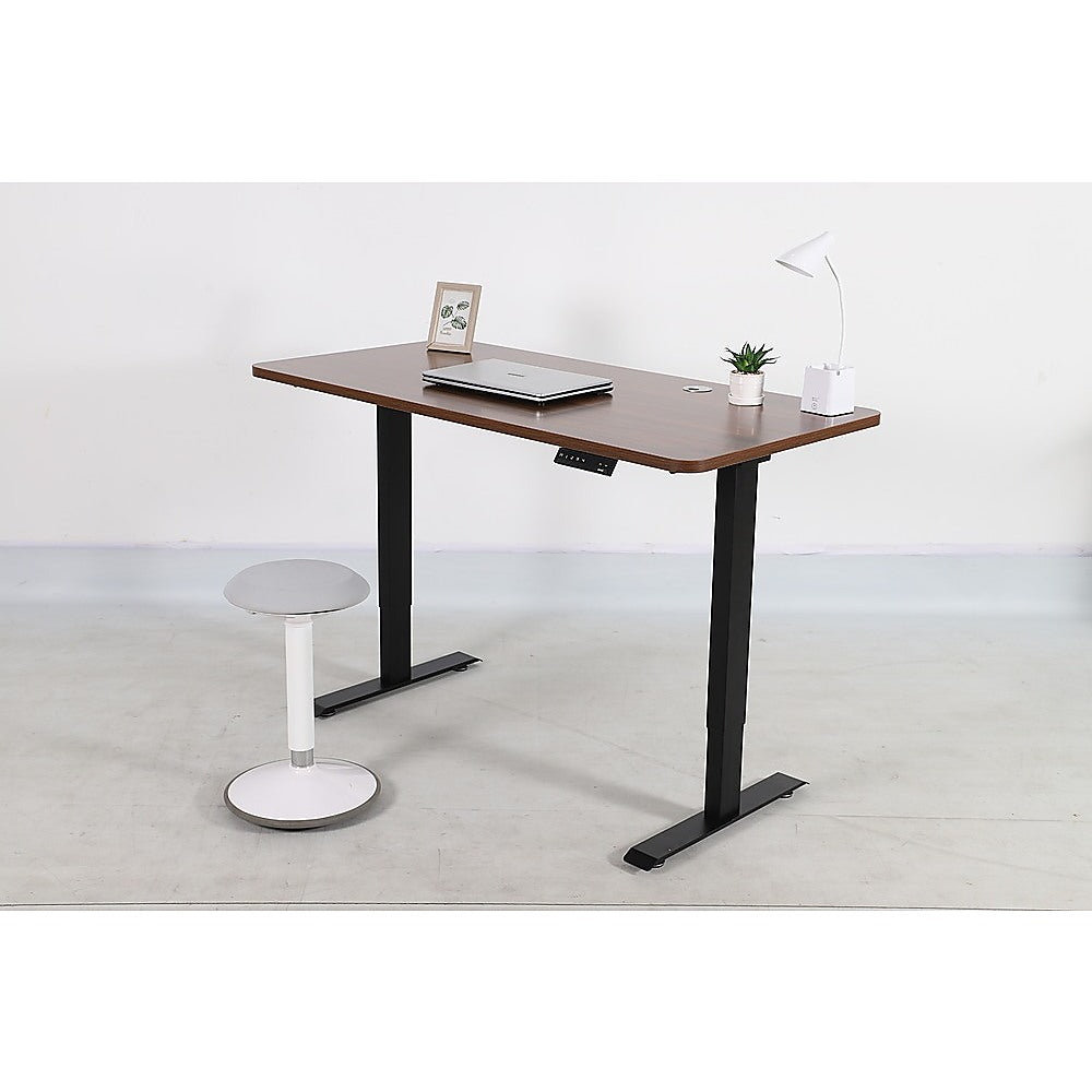 Palermo Standing Desk Sit Stand Height Adjustable Motorised 140cm Table Dual Motor