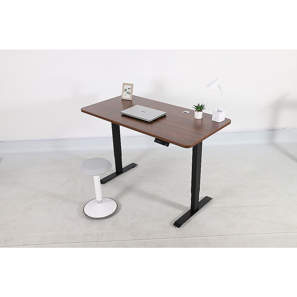 Palermo Standing Desk Sit Stand Height Adjustable Motorised 140cm Table Dual Motor