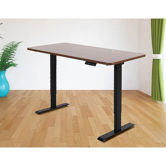 Palermo Standing Desk Sit Stand Height Adjustable Motorised 140cm Table Dual Motor