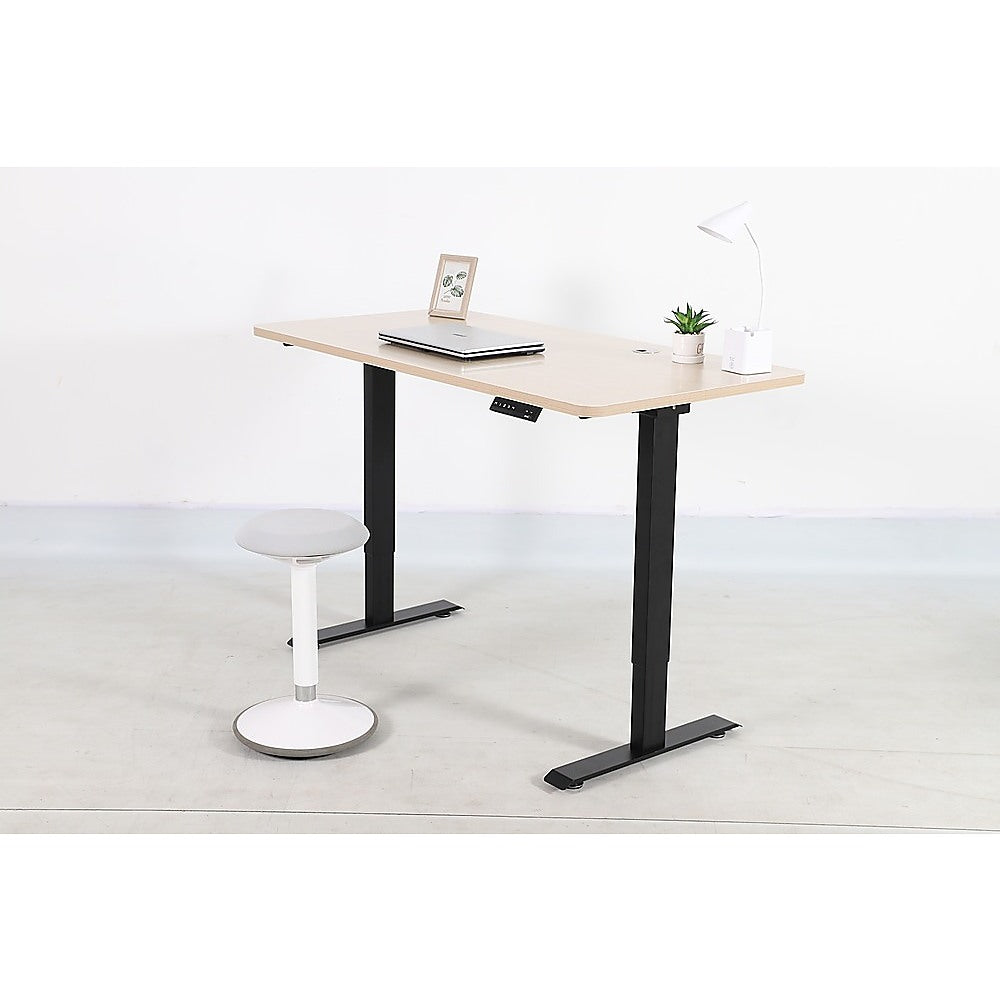 Palermo Standing Desk Sit Stand Height Adjustable Motorised 140cm Table Dual Motor