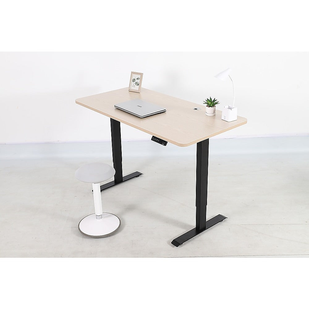 Palermo Standing Desk Sit Stand Height Adjustable Motorised 140cm Table Dual Motor