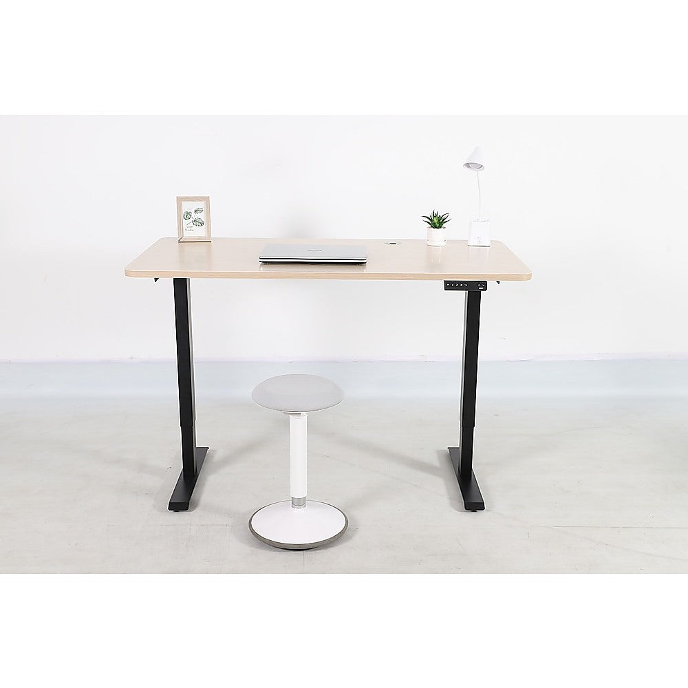 Palermo Standing Desk Sit Stand Height Adjustable Motorised 140cm Table Dual Motor