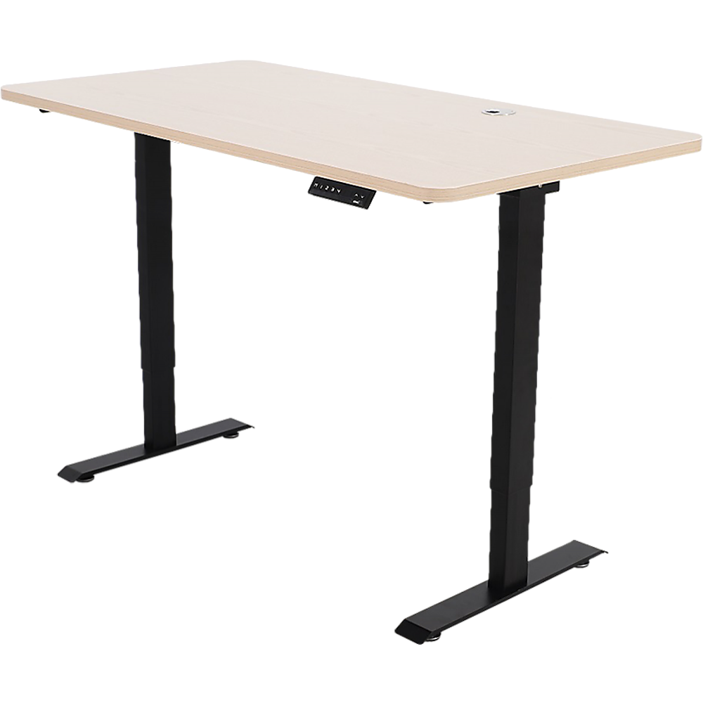 Palermo Standing Desk Sit Stand Height Adjustable Motorised 140cm Table Dual Motor