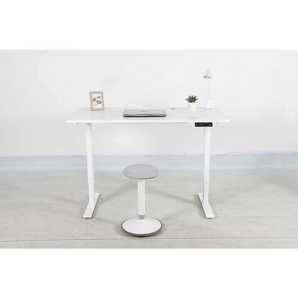 Palermo Standing Desk Sit Stand Height Adjustable Motorised 140cm Table Dual Motor