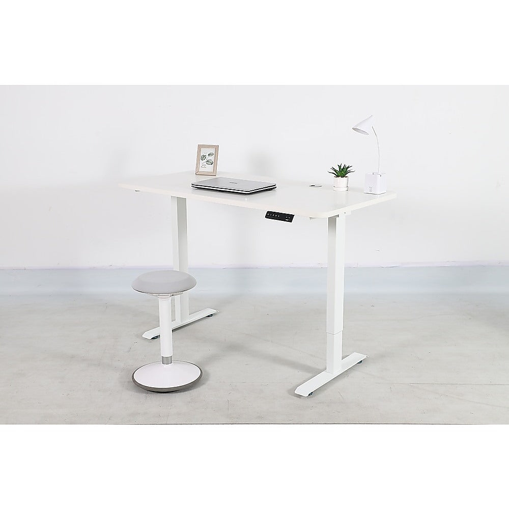 Palermo Standing Desk Sit Stand Height Adjustable Motorised 140cm Table Dual Motor