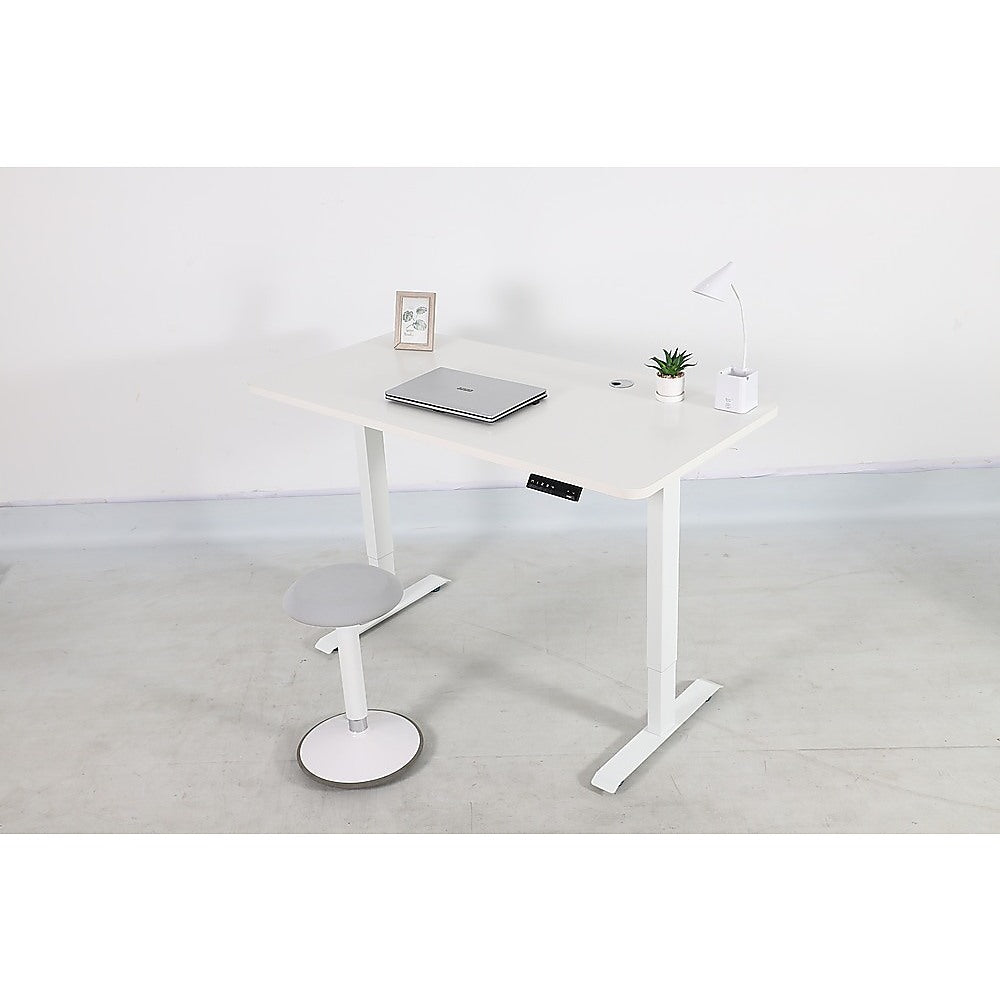 Palermo Standing Desk Sit Stand Height Adjustable Motorised 140cm Table Dual Motor