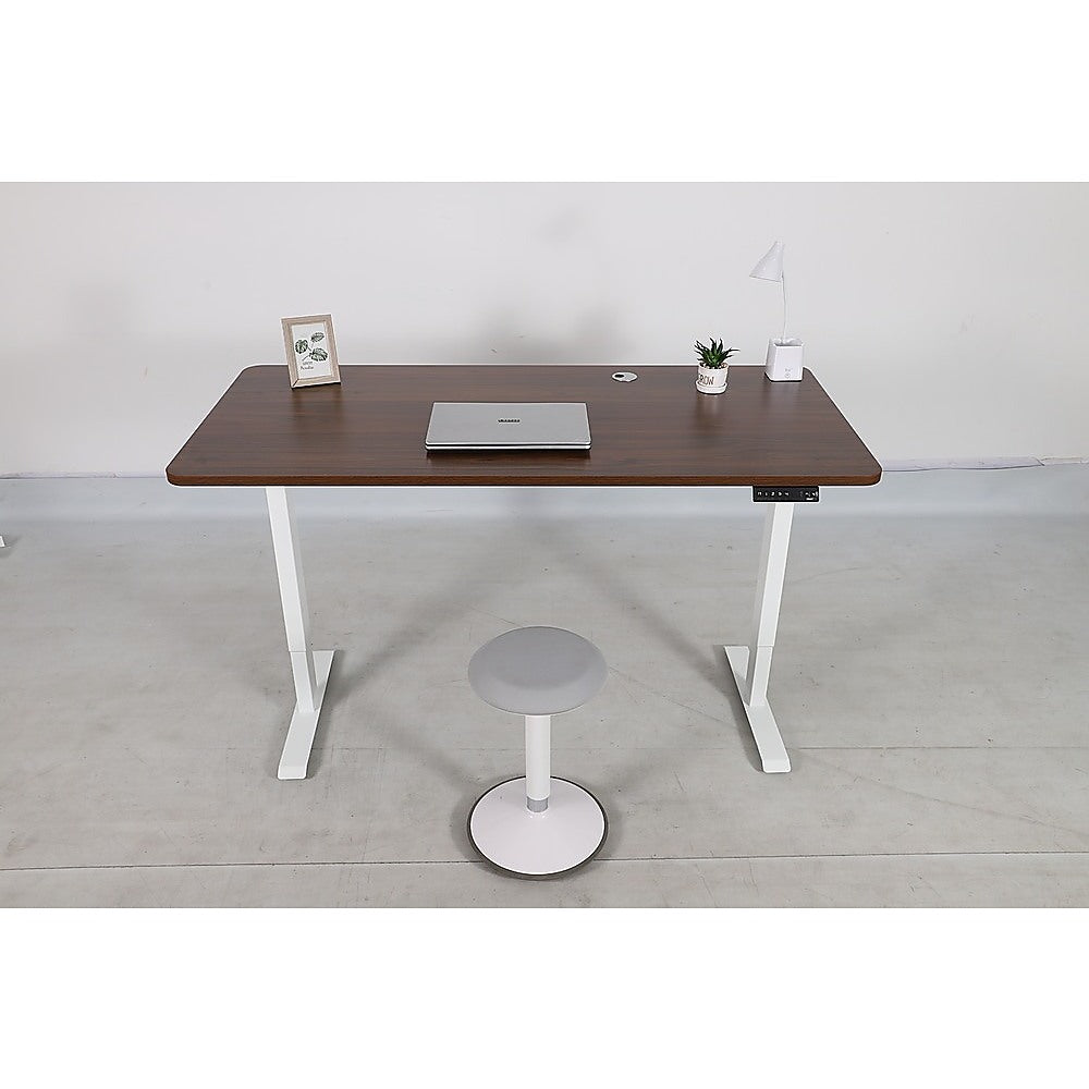 Palermo Standing Desk Sit Stand Height Adjustable Motorised 160cm Table Dual Motor