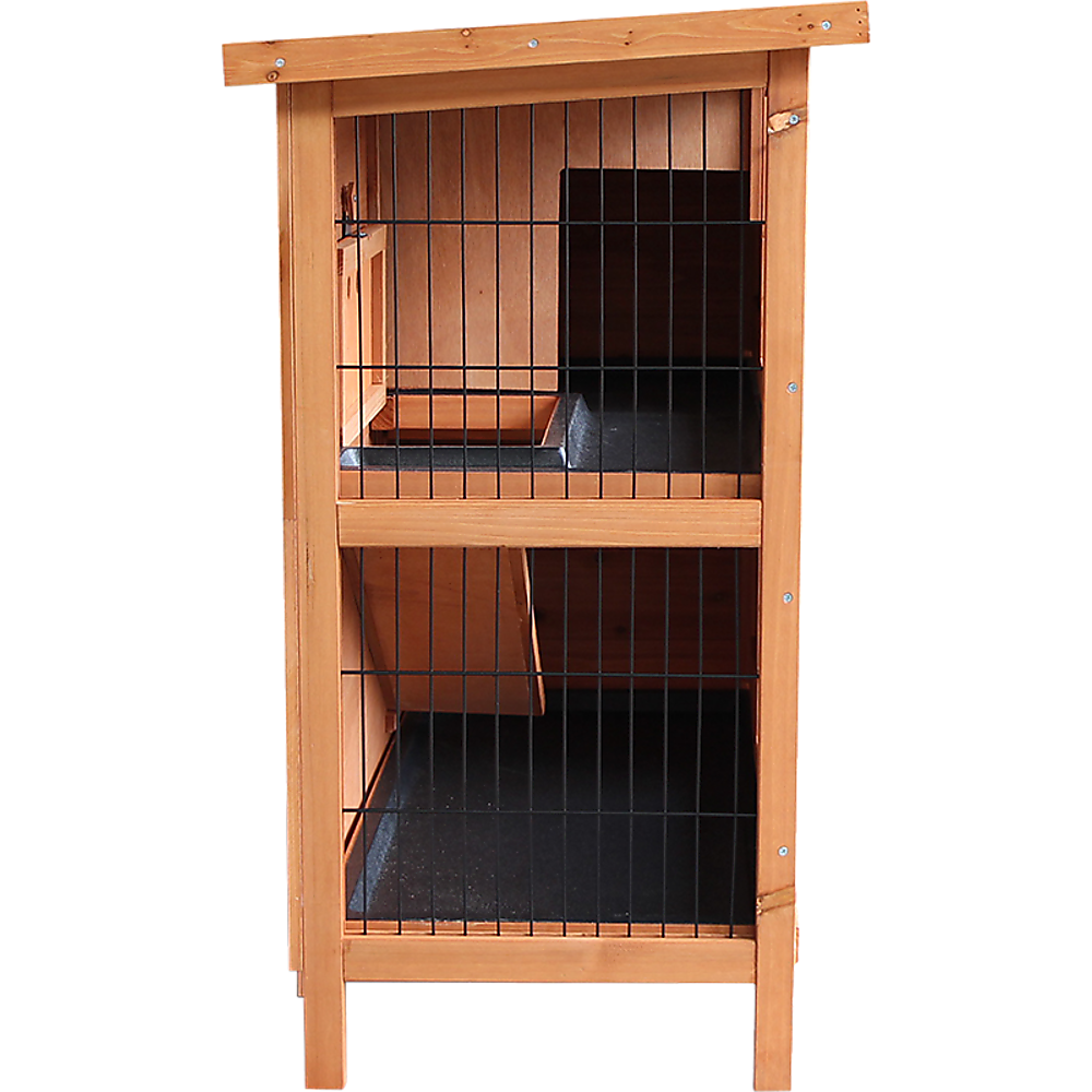 Large Rabbit Hutch with BASE Chicken Coop 2 Storey Guinea Pig Pet Cage House