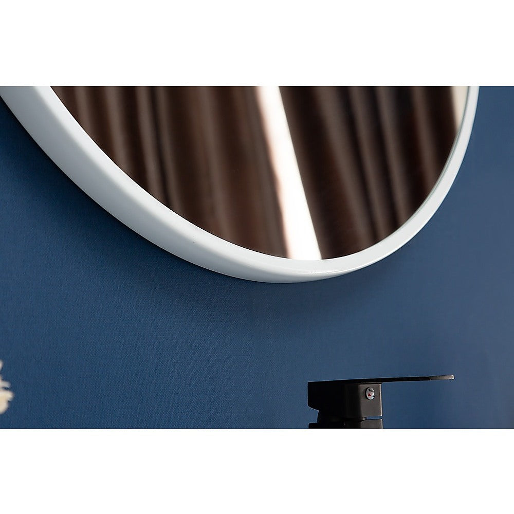 60cm Round Wall Mirror Bathroom Makeup Mirror by Della Francesca
