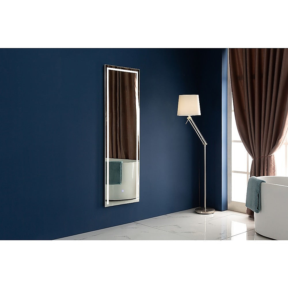 LED Full Length Mirror Standing Floor Makeup Wall Light Mirror 1.6M