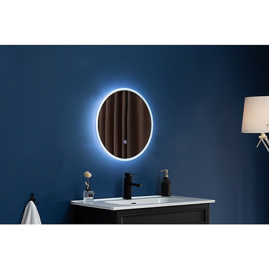 60cm LED Wall Mirror Bathroom Mirrors Light Decor Round